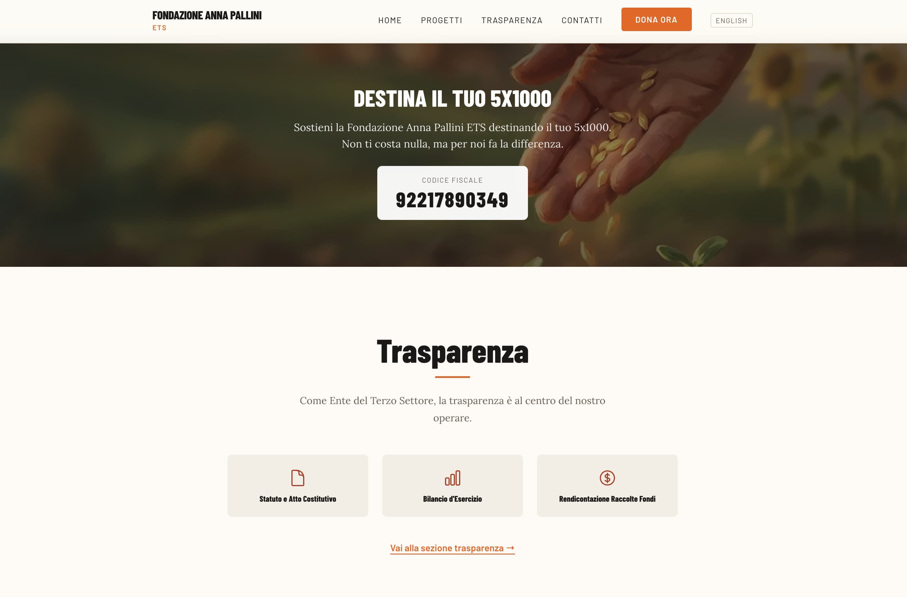 Website — Fondazione Anna Pallini ETS - Image 4 Website — Fondazione Anna Pallini ETS - Gallery Image 4 - by Francesco Fontanesi